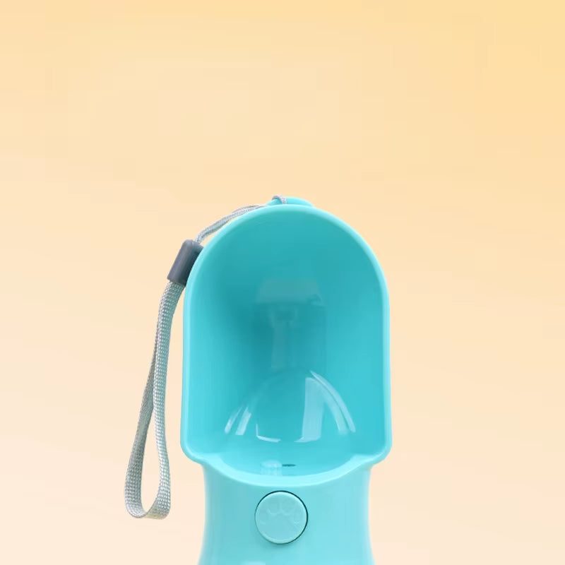 Dog Cat Water Bottle, Portable Pet Water Bottle with Food Container, Outdoor Water Dispenser, Leak Proof Water Bottles for Dogs