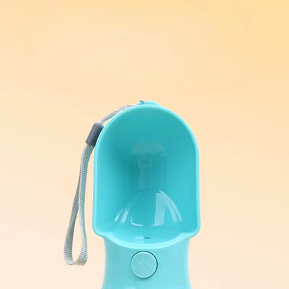 Dog Cat Water Bottle, Portable Pet Water Bottle with Food Container, Outdoor Water Dispenser, Leak Proof Water Bottles for Dogs